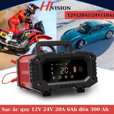 BỘ SẠC BÌNH ẮC QUY FOXSUR 12V-24V 300A CÔNG XUẤT LỚN CHỐNG NGƯỢC CHỐNG CHẬP KHỬ PHỤC HỒI BÌNH
