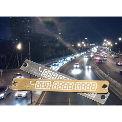 Thẻ ghi số điện thoại trên ô tô mẫu mới