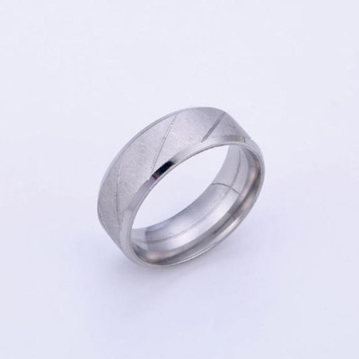 Nhẫn nam inox sọc xéo nhiều màu cao cấp thời trang thép không gỉ