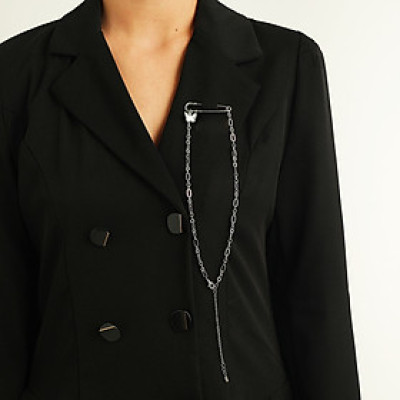 Ghim cài áo phụ kiện thời trang giới trẻ chuỗi xích titan đa phong cách