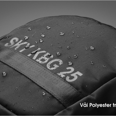 Túi trống du lịch KINGBAG SKY nhiều ngăn, sức chứa lớn, đế giảm chấn, chống nước tốt, khóa kéo YKK, màu đen - Hàng chính hãng