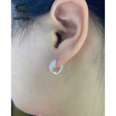 Bông tai bạc Ý 925 Huệ Ngân - Nơ xinh RYE140338