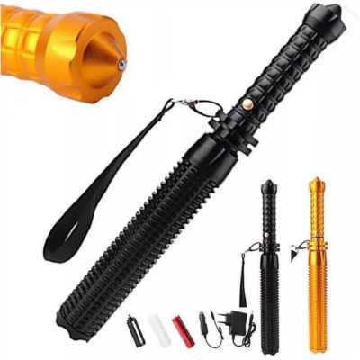 ĐÈN PIN kéo dài  46.5 CM SIÊU SÁNG đèn pin tư vê TẶNG PIN VÀ CỦ SẠC