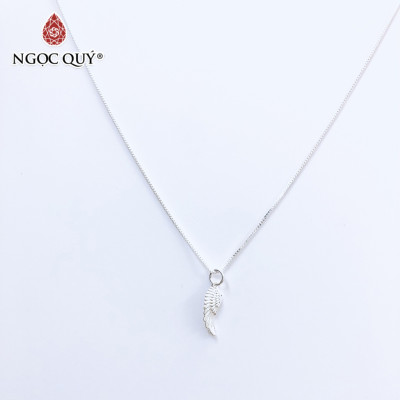 Dây chuyền bạc mặt cánh thiên thần - Ngọc Quý Gemstones