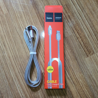 Cáp sạc nhanh Hoco UPL12 micro usb dài 1.2m - Màu ngẫu nhiên - Hàng nhập khẩu