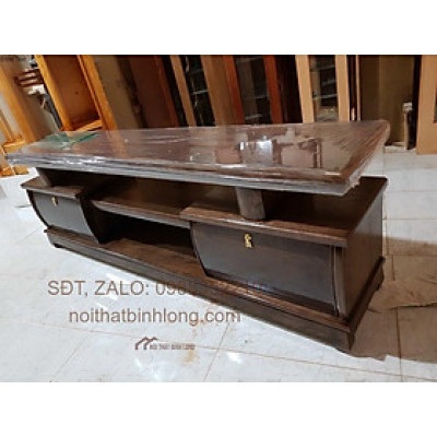 Kệ TV gỗ sồi đen giá thật