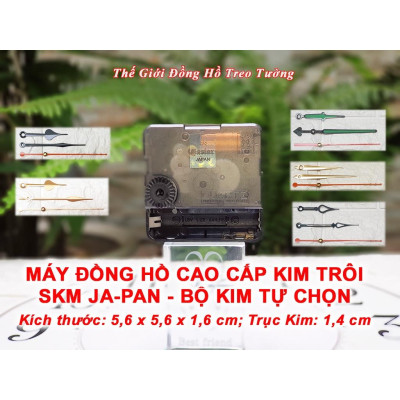 Máy Đồng Hồ KIM TRÔI Cao Cấp EASTAR NHẬT – Bộ Kim Tự Chọn (Kim Bầu, Kim Hoa Văn, Kim Khung...) – Tặng Pin Maxell