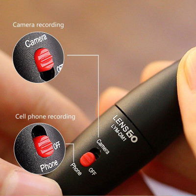 Lensgo LYM-DM1 - Micro Lavalier Cài Áo Có Dây, Thu Âm Đa Hướng Cho Smartphone, Máy Ảnh, Máy Quay, PC (6m) - hàng chính hãng