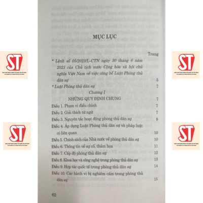Sách - Luật Phòng Thủ Quân Sự - NXB Chính Trị Quốc Gia