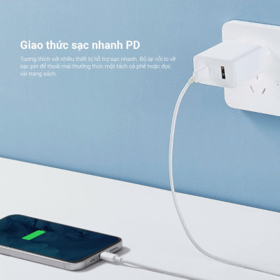 Củ Sạc Nhanh Xiaomi Mi 33W Wall Charger (Type A + Type C) EU - Hàng Chính Hãng
