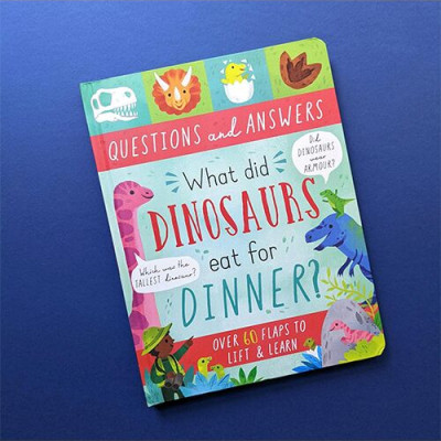 Large Question & Answer Flap Book -Dinosaurs by Kathryn Selbert