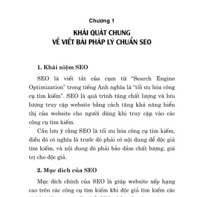 Sách - Kỹ Năng Cơ Bản Về Viết Bài Pháp Lý Chuẩn SEO