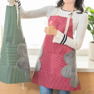 Tạp Dề Chống Thâm Có Túi Và Chỗ Lau Tay Tiện Lợi - TD14 (Giao ngẫu nhiên mẫu)