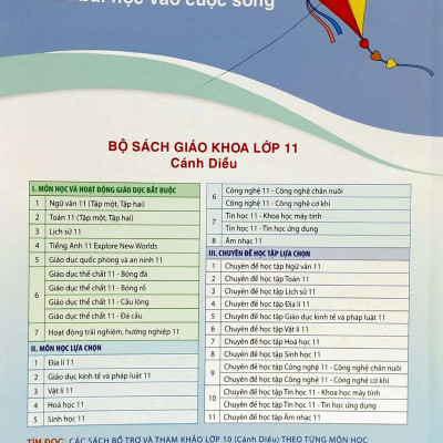 Bài Tập Tin Học 11 - Tin Học Ứng Dụng (Cánh Diều) (2023)