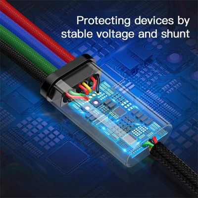 Cáp sạc đa năng Baseus Rapid Series 4 trong 1 -hàng Chính Hãng