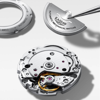 Đồng hồ nam chính hãng KASSAW K899-3 Kính sapphire ,chống xước ,Chống nước 30m ,Bảo hành 24 tháng,Máy cơ (Automatic),dây thép không gỉ, thiết kế đơn giản dễ đeo