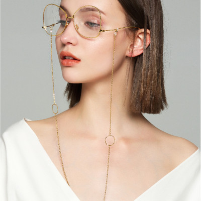 Phụ kiện kính dây đeo gọng kính sợi mảnh punk retro phong cách cổ điển sang trọng