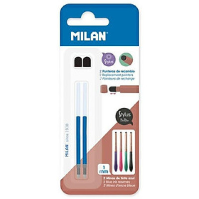 Vỉ 2 Ruột Bút Bi Milan BWM10326