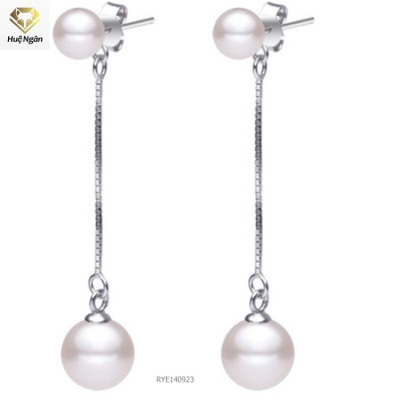 Bông tai bạc Ý Huệ Ngân - Bông tai dáng dài RYE140923