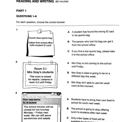 A2 Key For Schools 1 For The Revised 2020 Exam Student