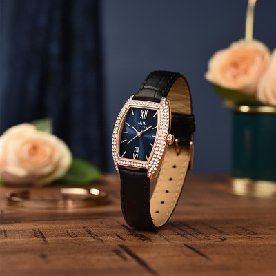 Đồng hồ nữ chính hãng IW Carnival IW537L-4 Kính chống xước ,Chống nước 30m ,Bảo hành 24 tháng,Máy pin Quartz,dây da đen xịn,thiết kế mặt chữ nhật đơn giản dễ đeo