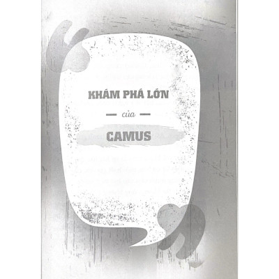 Những Nhà Tư Tưởng Lớn - Camus Trong 60 Phút - Vanlangbooks
