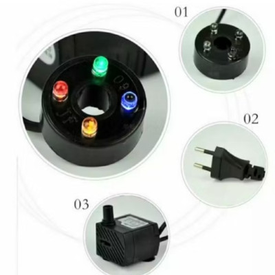 MÁY BƠM HÚT NƯỚC BỂ CÁ CẢNH MINI CÓ ĐÈN LED TRANG TRÍ CỰC KỲ ĐẸP