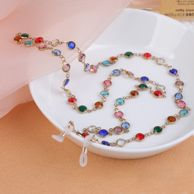 Chuỗi kính đeo gọng kính chống rơi rớt trơn trượt dây đeo đầy màu sắc thời trang nam và nữ
