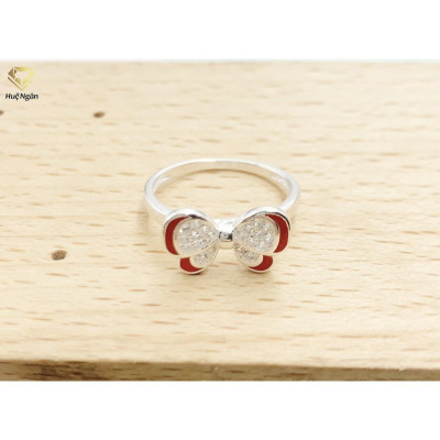 Nhẫn bạc Ý 925 Huệ Ngân - Hồ điệp xinh xinh xắn RYR140047 (li tay nhỏ)