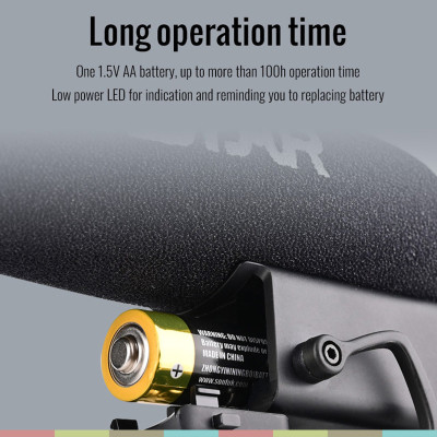 Micro Shotgun Cho Máy Ảnh, Máy Quay, Camcorder, Dslr Chuyên Nghiệp, Chống Shock, Giảm Tiếng Ồn, Điều Khiển Âm Lượng Takstar SGC-600 - Hàng chính hãng