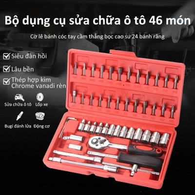 Bộ Dụng Cụ Đa Năng 46 Chi Tiết Cầm Tay Loại Tốt- Hoàn Hảo Cho  Việc Sửa Chữa, ĐÈN TRANG TRÍ , ĐỒNG HỒ TREO TƯỜNG