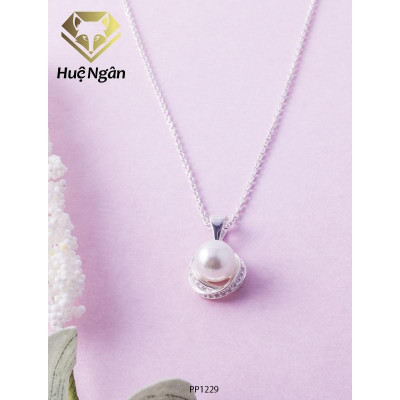 Combo Dây chuyền, bông tai và nhẫn bạc Ý 925 Huệ Ngân - Nơ đẹp PP1229-RYE140731-RR1221