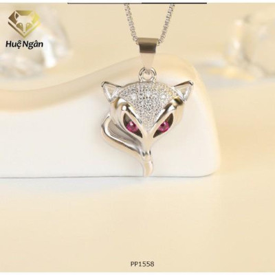 Combo dây chuyền khuyên tai,lắc tay và nhẫn bạc Ý 925 Huệ Ngân - Hồ ly may mắn PP1558-RYE140990-RR1617-RYB140127