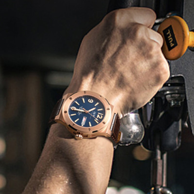 Đồng hồ nam chính hãng IW CARNIVAL IW589G-3 Kính sapphire ,chống xước,Chống nước ,Bảo hành 24 tháng,Máy cơ (Automatic),Dây da cao cấp,thiết kế lộ cơ thể thao