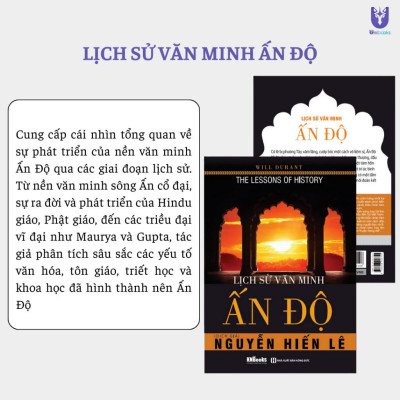 Sách - Lịch Sử Văn Minh Ấn Độ-Nguyễn Hiến Lê-Hành Trình Khám Phá Nền Văn Hóa, Tư Tưởng Và Tôn Giáo Cổ Đại-Bizbooks