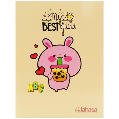 Combo 5 Tập Học Sinh My Best Friend - 4 Ô Ly 48 Trang 120gsm - Fahasa 5341 (Mẫu Bìa Giao Ngẫu Nhiên)