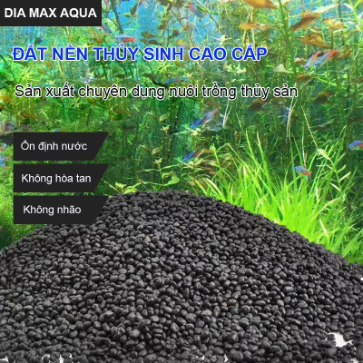 3 Túi Đất Nền Trồng Cây Thủy Sinh Bể Cá, Phân nền DIA MAX AQUA giàu dinh dưỡng ( 2KG/ túi)