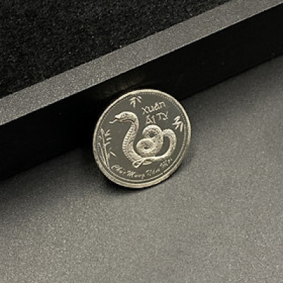 Đồng Bạc Đánh Cảm Cạo Gió Bạc Ta Nguyên Chất S99 Hình Con Rắn Xuân Ất Tỵ BẠC HIỂU MINH XDG37