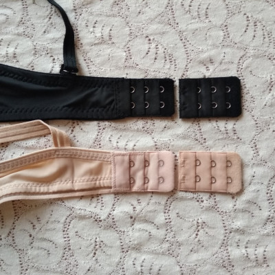 Combo 2 miếng nối áo ngực bản 2 móc - đen