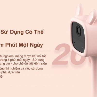 Camera không dây pin sạc IP WIFI EZVIZ BM1 trông trẻ phát hiện tiếng khóc - Hàng chính hãng