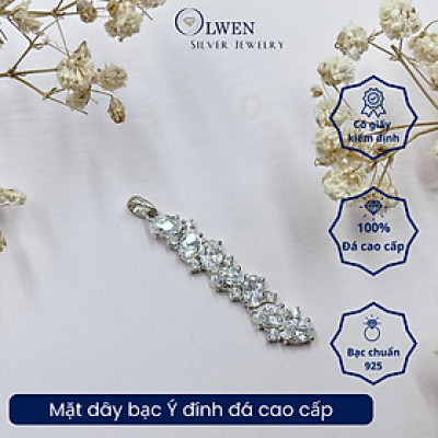 Trang sức Bạc 925 Olwen Đính Đá Cao Cấp Hình Giọt