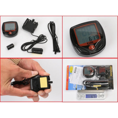 Đồng hồ đo tốc độ xe đạp đa năng