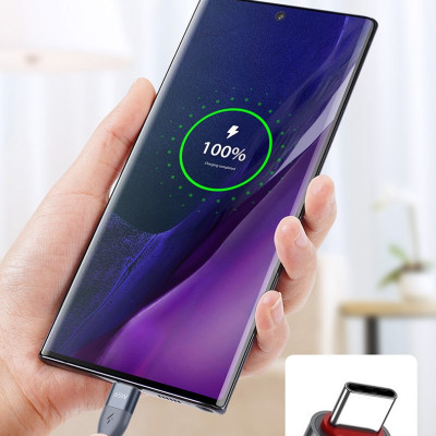 Cáp Sạc Nhanh 65W Type C to Type C, Bọc Dù Duzzona A2 USB C To USB C Cable Compatible with PD 65W_ Hàng Chính Hãng