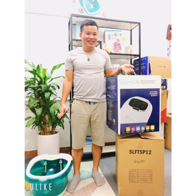 [Hàng Chính Hãng - BH 2 Năm]Bồn máy chậu ngâm chân massage cao cấp con lăn tự động Homedics FB-650, SereneLife SL12, SL17