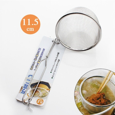 Combo muôi vớt/nhúng Echo Metal φ11,5cm + set 6 cuộn mút cọ rửa xoong nồi - nội địa Nhật Bản