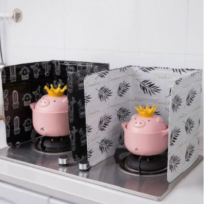 Tấm Chắn Dầu Mỡ, Chắn Gió Họa Tiết Hoạt Hình, Cách Nhiệt Tiện Dụng Cho Nhà Bếp GD594_ChanDauHH