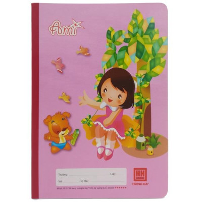 Combo 5 Vở School Pokemon - 4 Ô Ly 80 Trang - Hồng Hà 0515 (Mẫu Màu Giao Ngẫu Nhiên)