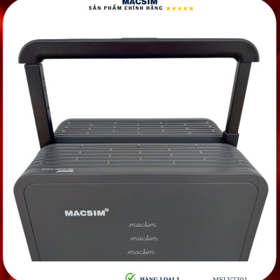 Vali cao cấp Macsim SMLV2301 cỡ 20 inch màu xám- Hàng loại 1