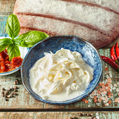 Phô Mai Stracciatella Tươi 200g (Nhân Burrata)