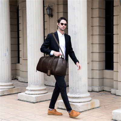 Túi xách du lịch DA BÒ THẬT phong cách mới - BEE GEE T1104A